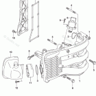 DF 50ATL Intake Manifold / Silencer / Exhaust Cover (DF50AV...