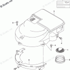 DF 150STX Silencer / Ring Gear Cover (DF150T E03)