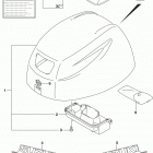 DF8A,8AR,9.9A,9.9AR Engine cover (df8ar p03)