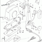 DF 150ZGX Opt:Remote Control Assy Single (1) (DF150T E03)
