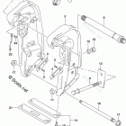 DF 250ZX Clamp Bracket Transom(X,XX) (DF250T E03)
