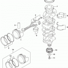 DF200AT,AZ Коленвал