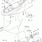 DF 115AZX Gear Case (DF115AT E11)
