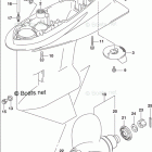 DF 115AZX Gear Case (DF115AST E03)