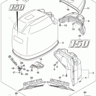 DF 150STX Engine Cover (For 0EP) (DF150T E03)