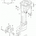 DF8A,8AR,9.9A,9.9AR Корпус ведущего вала (нога)