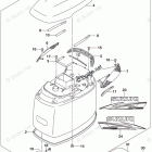 DF 250ZX Engine Cover (For Y5S)(DF250Z E03)