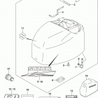 DF40AT,50AT,AVT,60AT,AVT Engine cover (df50avt e03)