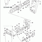 DF 25ATHS Opt:Remote Control Assy Single (2) (DF25AR P03)