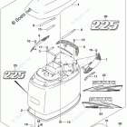 DF 225ZXX Engine Cover (For 0EP)(DF225Z E03)