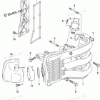 DF 60ATL Intake Manifold / Silencer / Exhaust Cover (DF60AV...