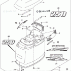 DF 250ZX Engine Cover (For 0EP) (DF250T E03)