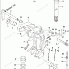 DF 115AZX Swivel Bracket (DF115AT E11)