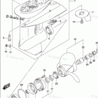 DF 25ATHS Gear Case (DF25AQ P03)
