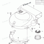 DF 150STX Silencer / Ring Gear Cover (DF150TG E03)