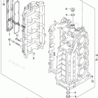 DF 115ATL Cylinder Block (DF115AT E03:From VIN.510121)