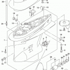 DF200T,Z 225,T,Z 250,T,Z,ST Gear case (df250z e03)