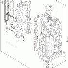 DF 115ASTL Cylinder Block (DF115AT E03:From VIN.510121)