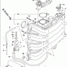 DF 200APL INTAKE MANIFOLD / THROTTLE BODY