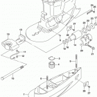 DF200T,Z 225,T,Z 250,T,Z,ST Drive shaft housing transom(x