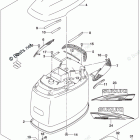 DF 250ZXX Engine Cover (For Y5S)(DF250T E03)