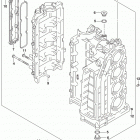 DF100A 115A 140A ,AT,AZ,AST Cylinder block (df115at e03:from vin.510121)