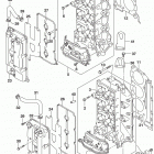 DF200T,Z 225,T,Z 250,T,Z,ST Cylinder head (df225z e03)