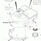 DF 150STX Silencer / Ring Gear Cover (DF150Z E03)