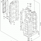 DF100A 115A 140A ,AT,AZ,AST Cylinder block (df140at e03:from vin.510250)