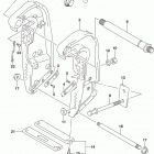 DF200T,Z 225,T,Z 250,T,Z,ST Clamp bracket transom(x) (df200z e03)