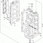 DF 140ATX Cylinder Block (DF140AZ E03:From VIN.510026)