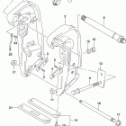 DF200T,Z 225,T,Z 250,T,Z,ST Clamp bracket transom(x) (df200t e03)
