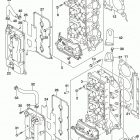 DF200T,Z 225,T,Z 250,T,Z,ST Cylinder head (df250t e03)