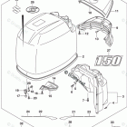 DF 150STX Engine Cover (DF150ST E03)