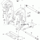 DF 225ZX Clamp Bracket Transom(X,XX) (DF225T E03)