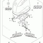DF 200ATX Engine Cover (For Y5S) (DF200AZ E03)