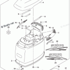 DF 225ZX Engine Cover (For Y5S) (DF225T E03)