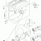 DF40AT 50AT 60AT,AVT Gear case (df50a e03)