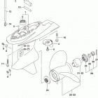 DF70AT 80AT 90AT Gear case (df70a e03)