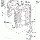 DF 225ZX Cylinder Block (DF225T E03)