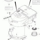 DF 150STX Silencer / Ring Gear Cover (DF150T E03)