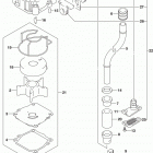 DF100A 115A 140A ,AT,AZ,AST Water pump (df115az e03)