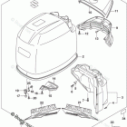 DF 150STX Engine Cover (For 0EP) (DF175ZG E03)