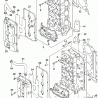 DF200T,Z 225,T,Z 250,T,Z,ST Cylinder head (df200t e03)