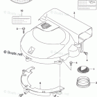 DF 150STX Silencer / Ring Gear Cover (DF175ZG E03)