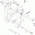 DF100A 115A 140A ,AT,AZ,AST Clamp bracket (df140az e03)