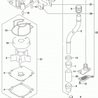 DF100A 115A 140A ,AT,AZ,AST Water pump (df140az e03)