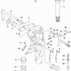 DF100A 115A 140A ,AT,AZ,AST Swivel bracket (df140az e03)