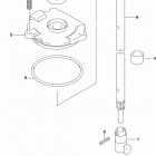 DF100A 115A 140A ,AT,AZ,AST Shift rod (df140az e03)