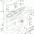 DF200T,Z 225,T,Z 250,T,Z,ST Gear case (df225z e03)
